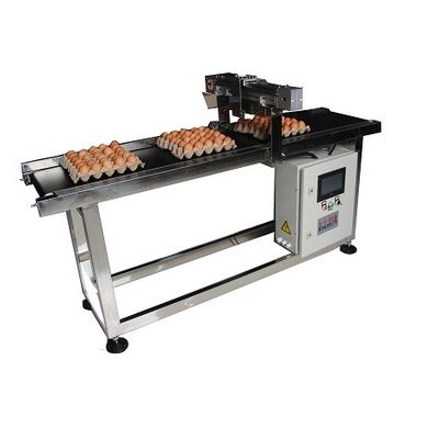 Conveyeur de codage d'œufs d'alimentation à friction imprimé de 400 W