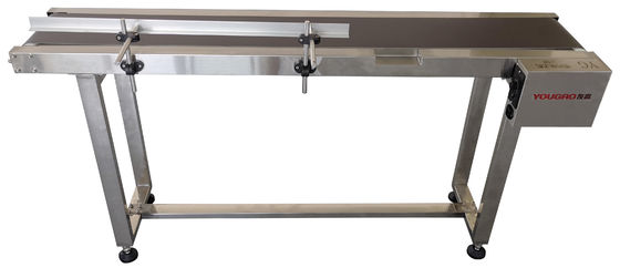 1300 mm type standard bouteilles alimentaires bande transporteuse correspondant avec imprimante à jet d'encre