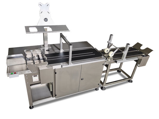 Alimentateur à poche de friction en acier inoxydable 60p/min avec dispositif de détection