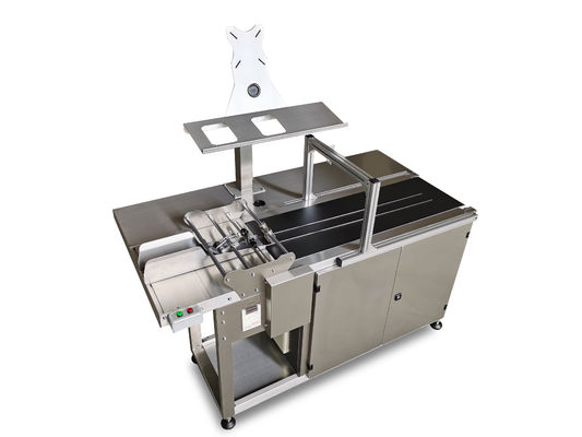 Alimentateur à poche de friction en acier inoxydable 60p/min avec dispositif de détection