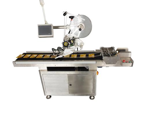 Machine d'étiquetage à surface plane à commande intelligente avec système d'alimentation automatique