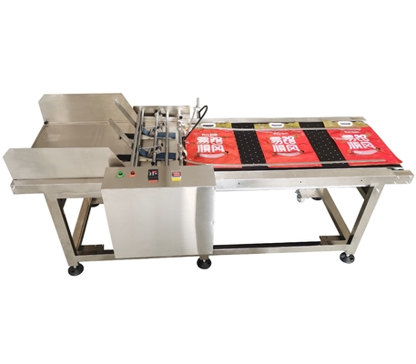 Date de codage automatique Appareil d'alimentation par friction Adsorption sous vide pour sacs à riz