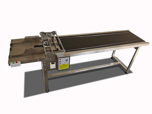 Ligne alimentaire semi-automatique machine d'alimentation par friction correspondant à l'imprimante à jet d'encre