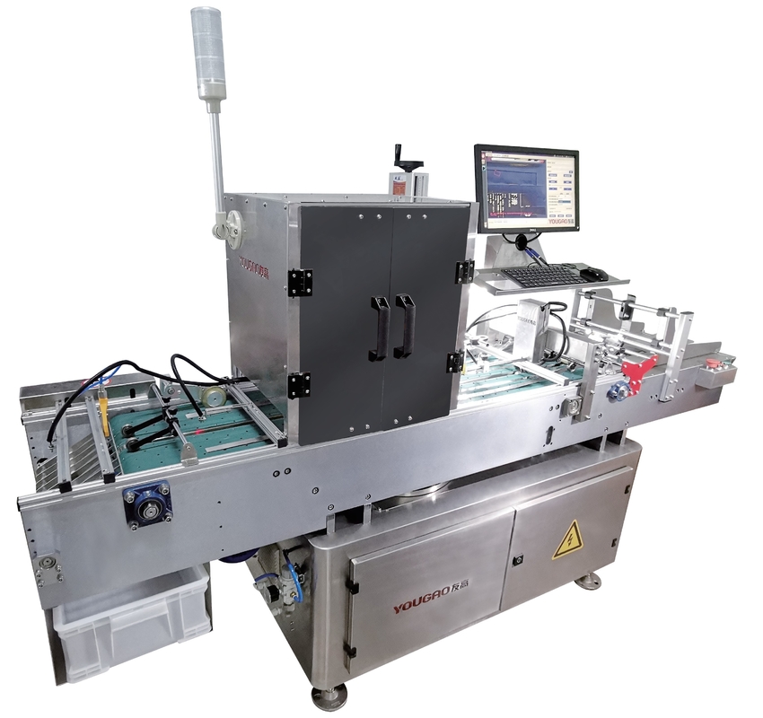 Machine d'inspection visuelle automatique en ligne OEM pour produits injectables